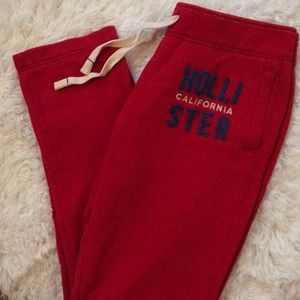 Hollister Red Sweats